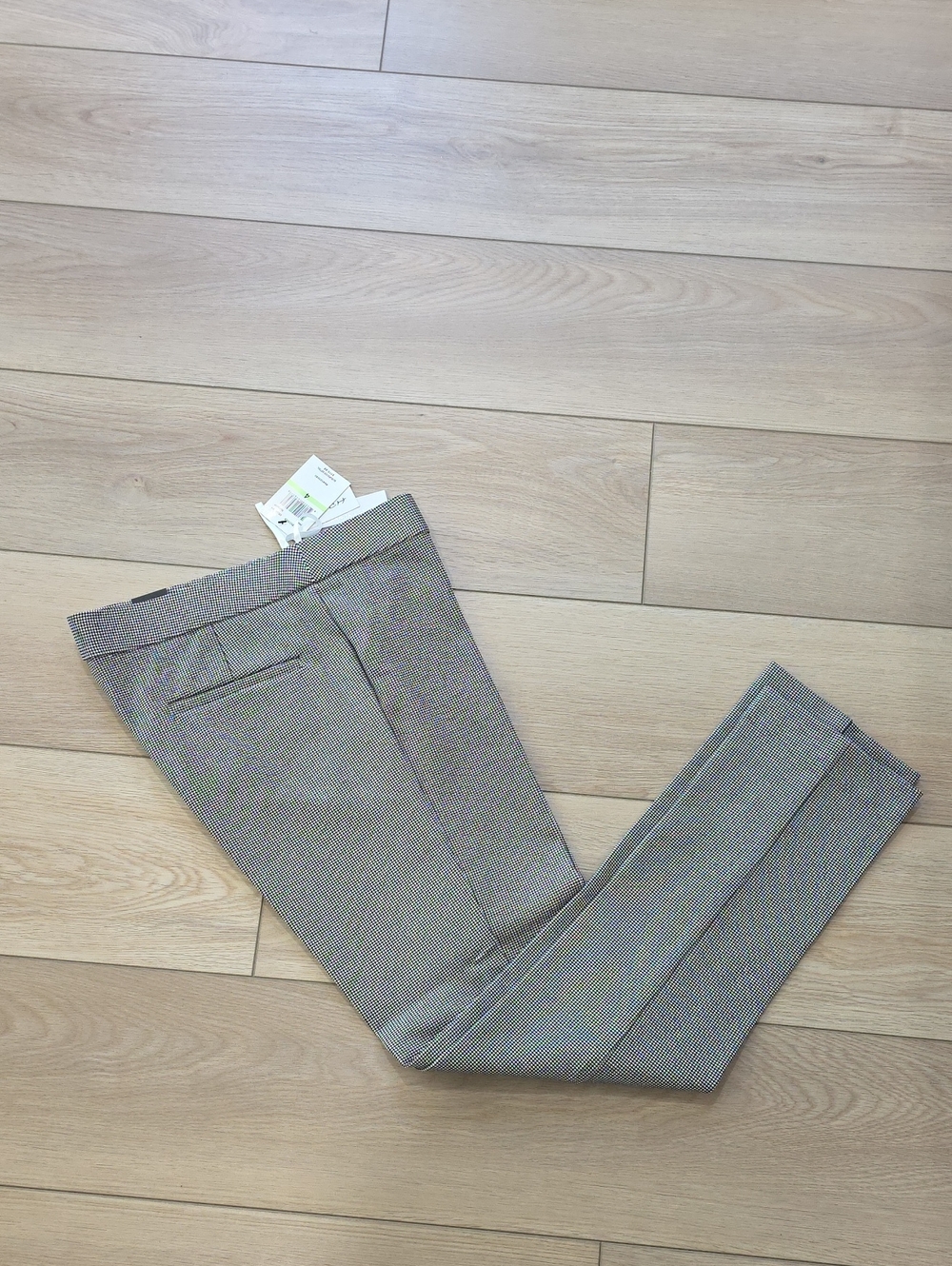 Amanda And Chelsea Stretch Slim Dress Pants in Gray